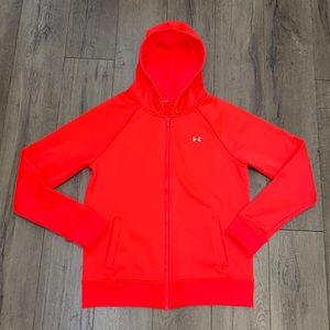 Under Armour Women's Hi Vis Storm Zip-Front Hoodie